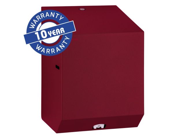 MERIDA STELLA RED LINE MAXI, CENTER-PULL roll paper towel dispenser, red